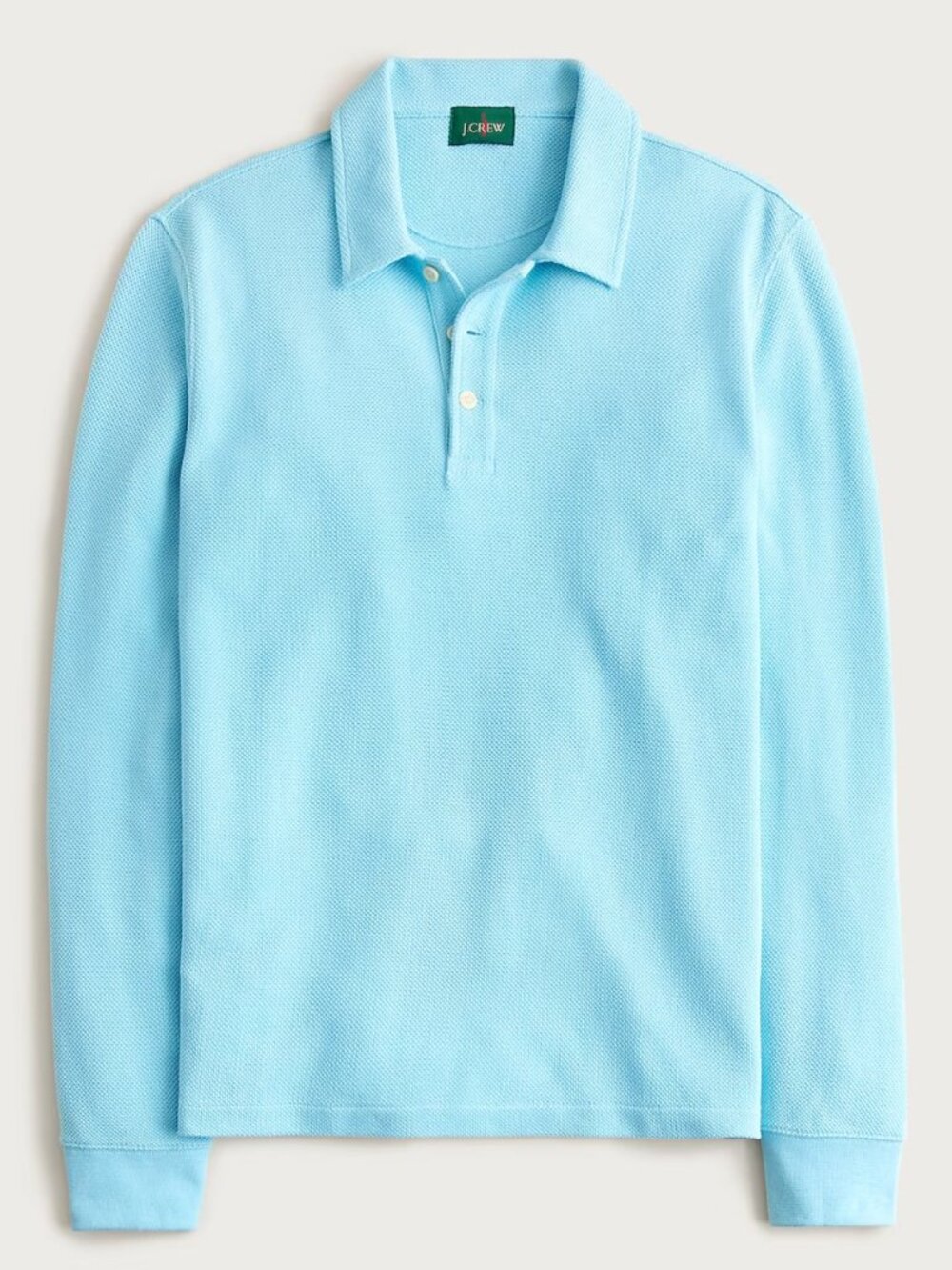 NWT J Crew Mens Long Sleeve Polo Size M
